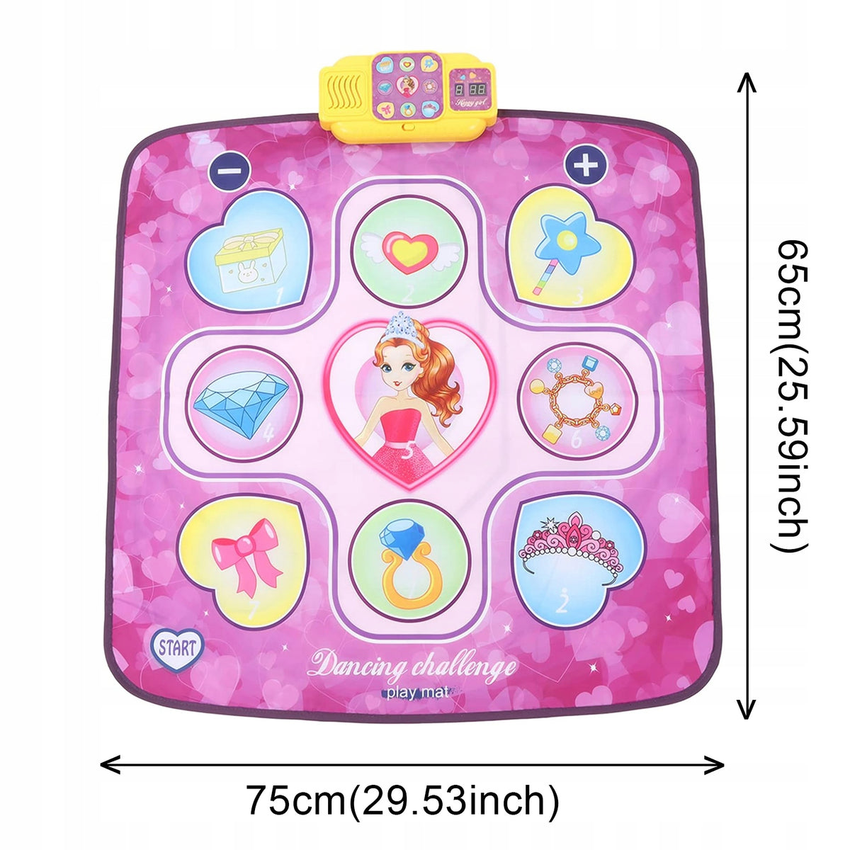 LED MUSIC DANCE MAT 5 GAME MODES CREATIVE GIFTS FOR KIDS Manufacturer code 33O1548295NDW
