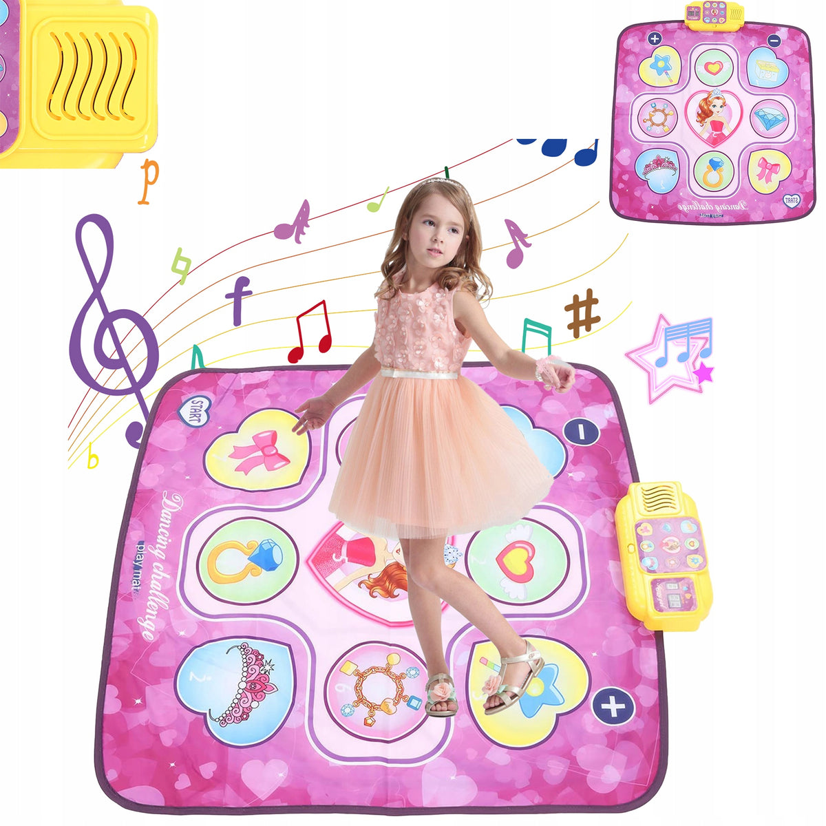 LED MUSIC DANCE MAT 5 GAME MODES CREATIVE GIFTS FOR KIDS