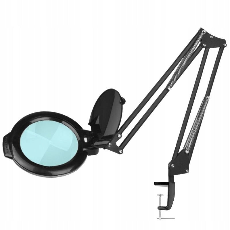 LED Magnifying Lamp MOONLIGHT 8012/5" BLACK - Desk Mount