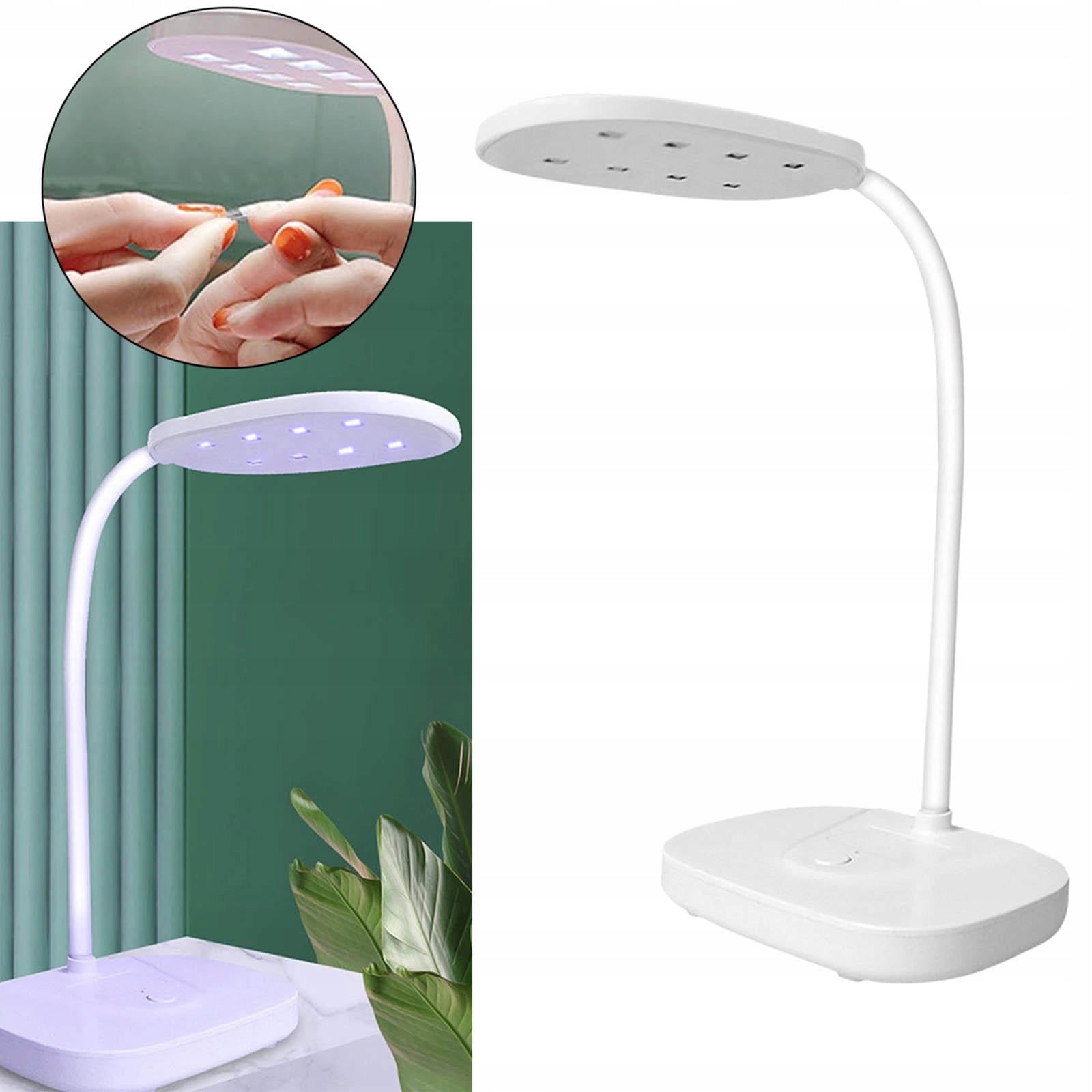 LED Nail Lamp Folding 60S Timer Lightweight Portable for Gel Rechargeable