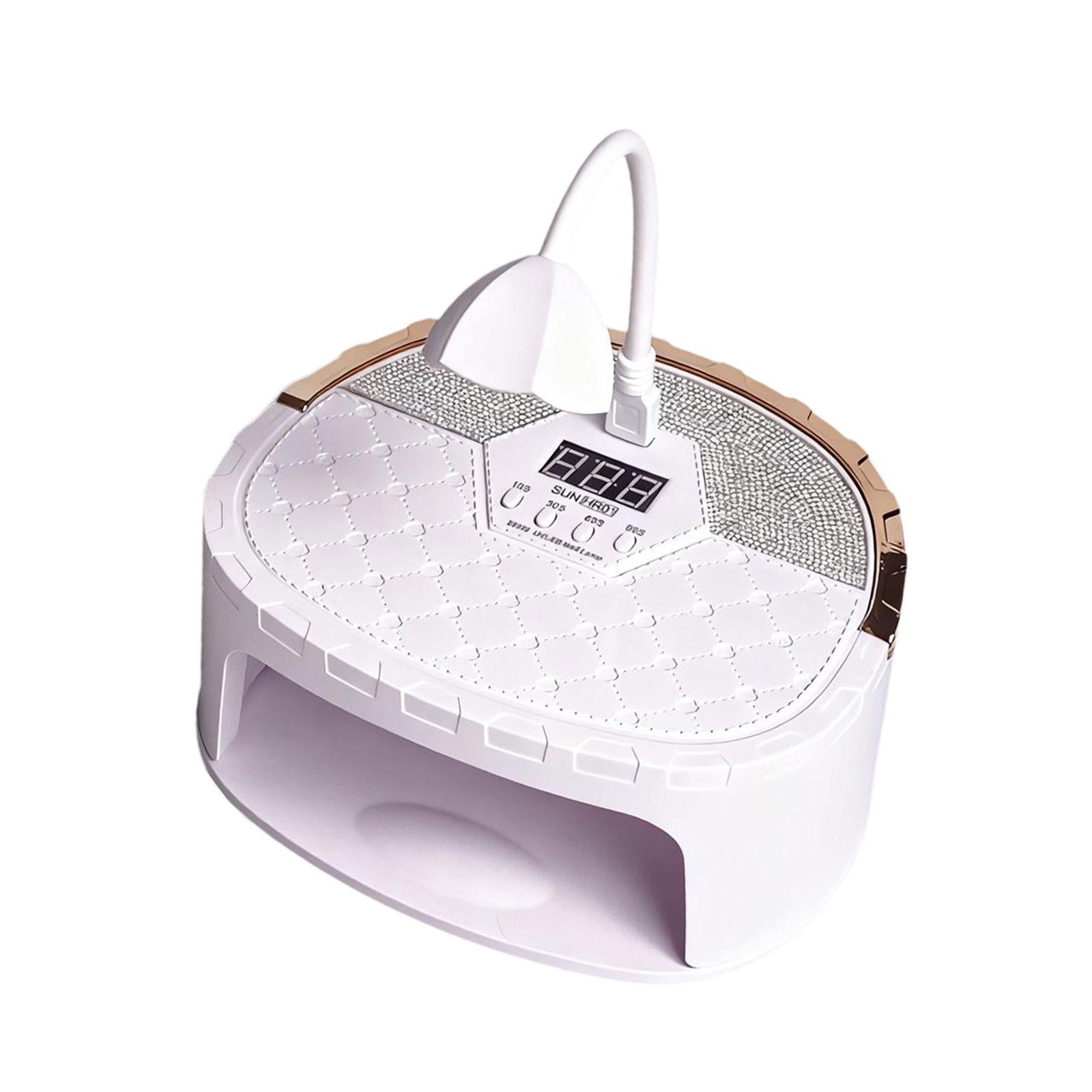 LED Nail Lamp Manicure Tools with LCD Display 4 timers Compact Hand white Medical device no