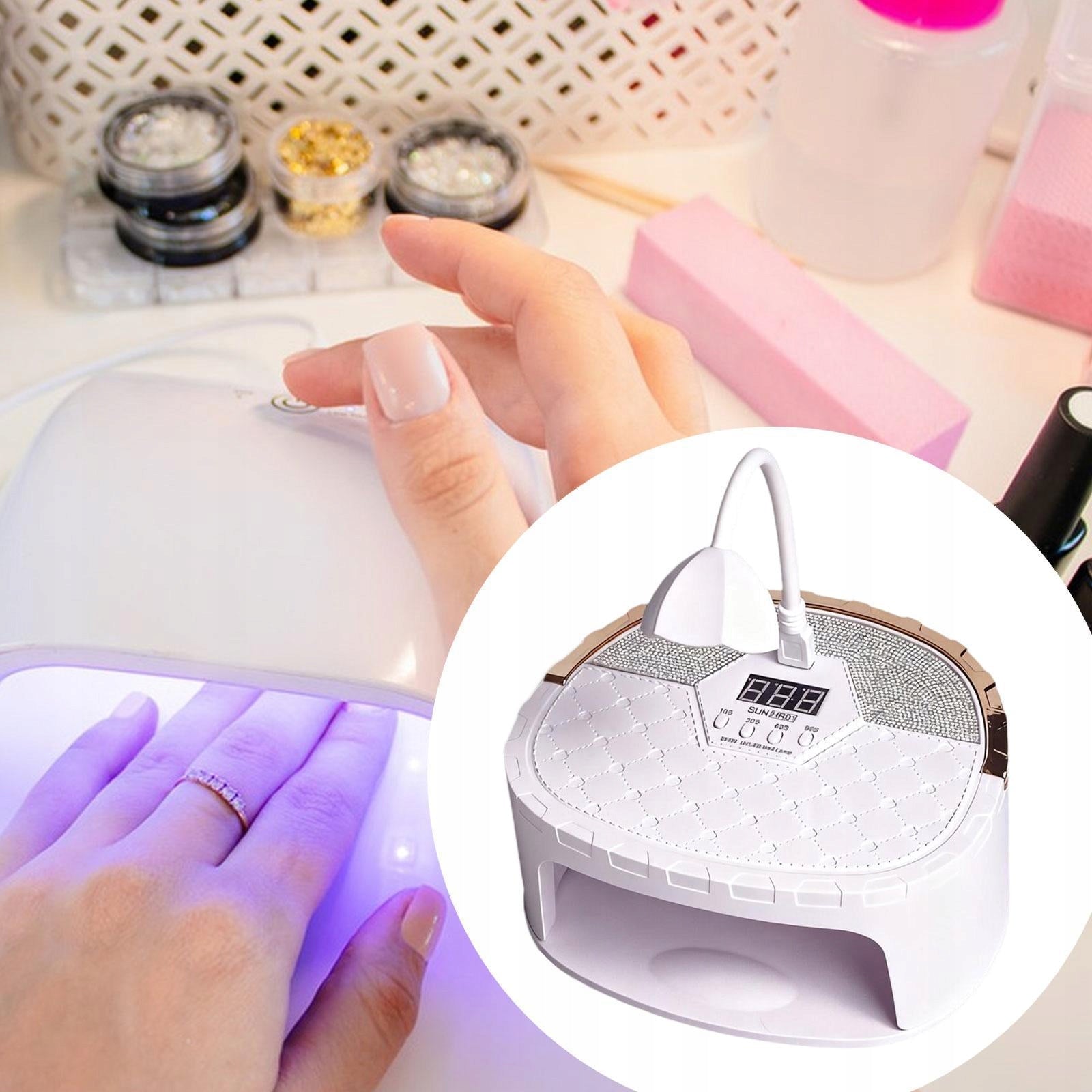 LED Nail Lamp Professional Versatile Double Wavelength High Power for white