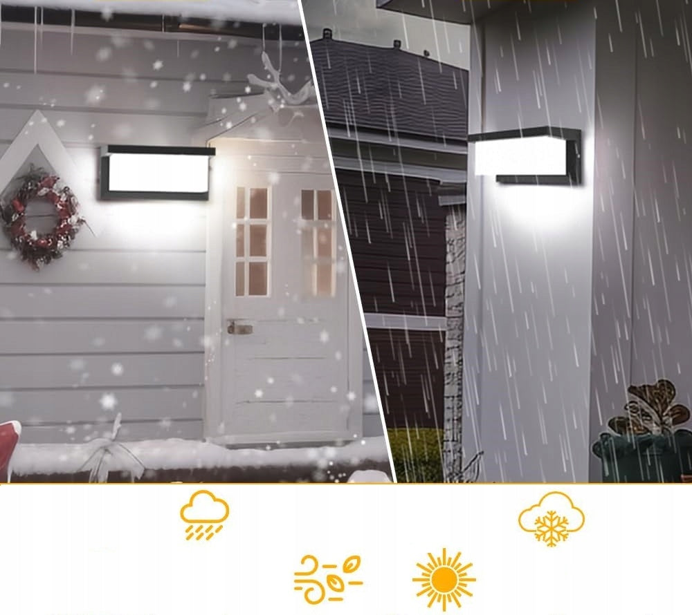 LED OUTDOOR WALL LAMP OVER ENTRANCE DOOR 18W Motion Sensor Version Brand no brand