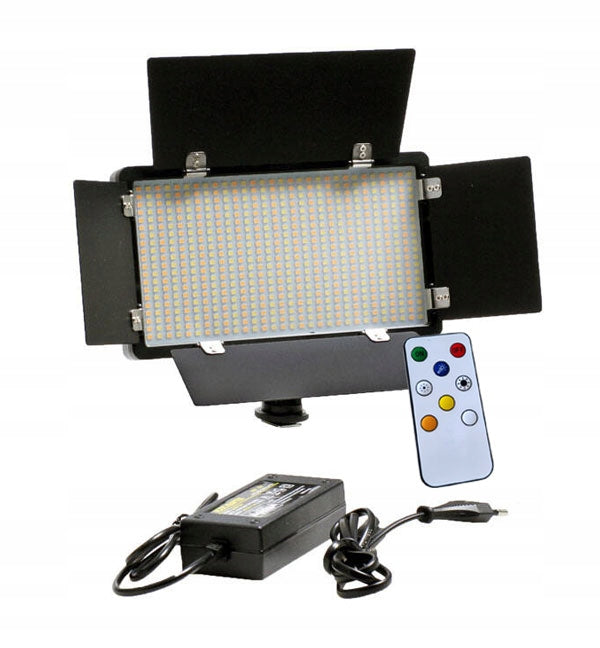 LED PANEL LAMP 600 LED PRO U600+ TO ISO AND 1/4" WITH GATES REMOTE CONTROL 230V