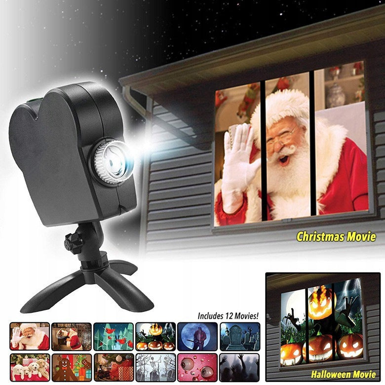 LED PROJECTOR CHRISTMAS QUIET AND PORTABLE FOR HOLIDAY PARTY CELEBRATIONS Power 1 W