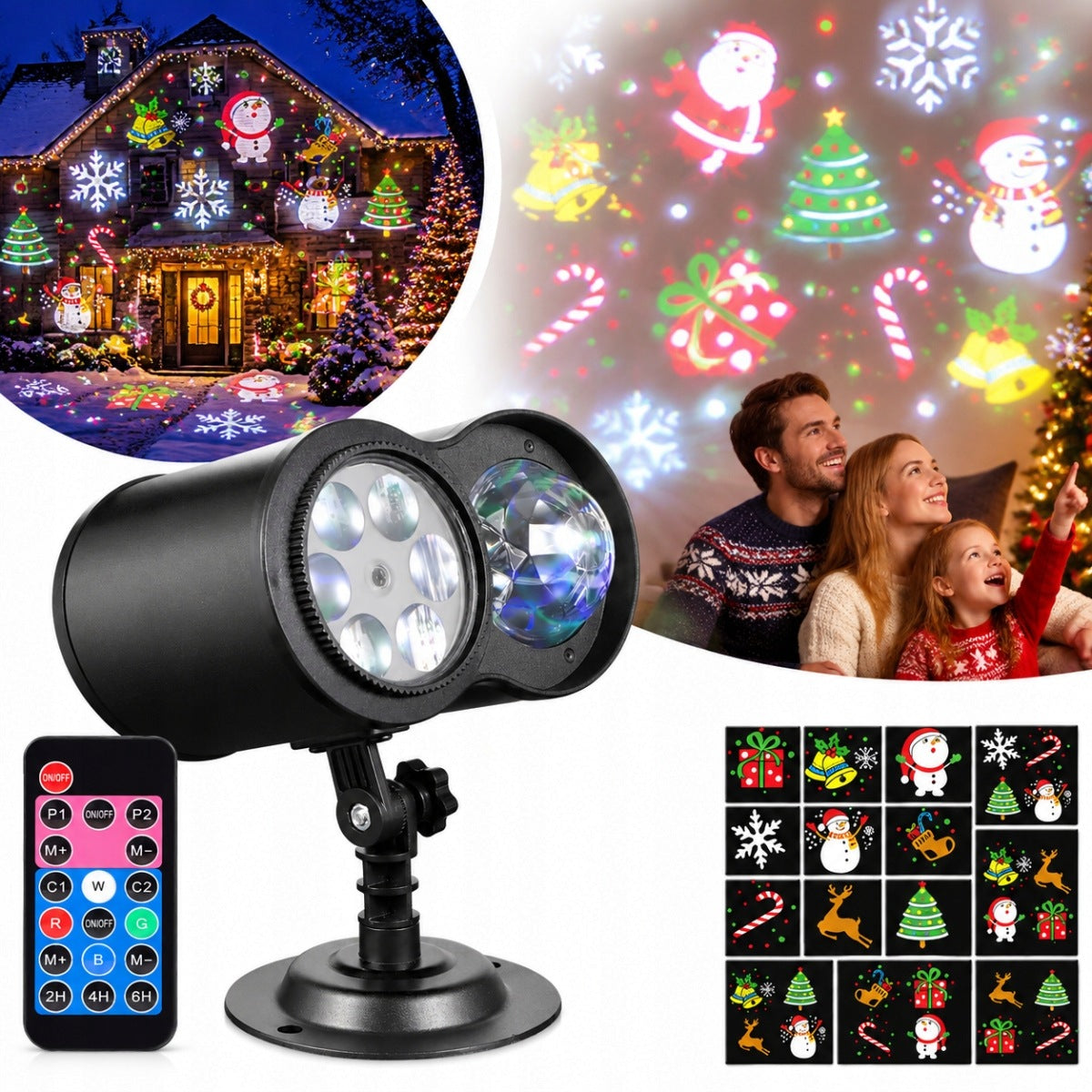 LED PROJECTOR CHRISTMAS SPOTLIGHT PROJECTOR DIFFERENT DESIGNS FOR HOME SLIDES