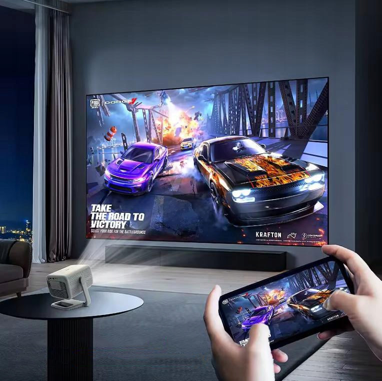 LED Projector Zenwire LED Projector Android WiFi H8 Projector white Packaging status original