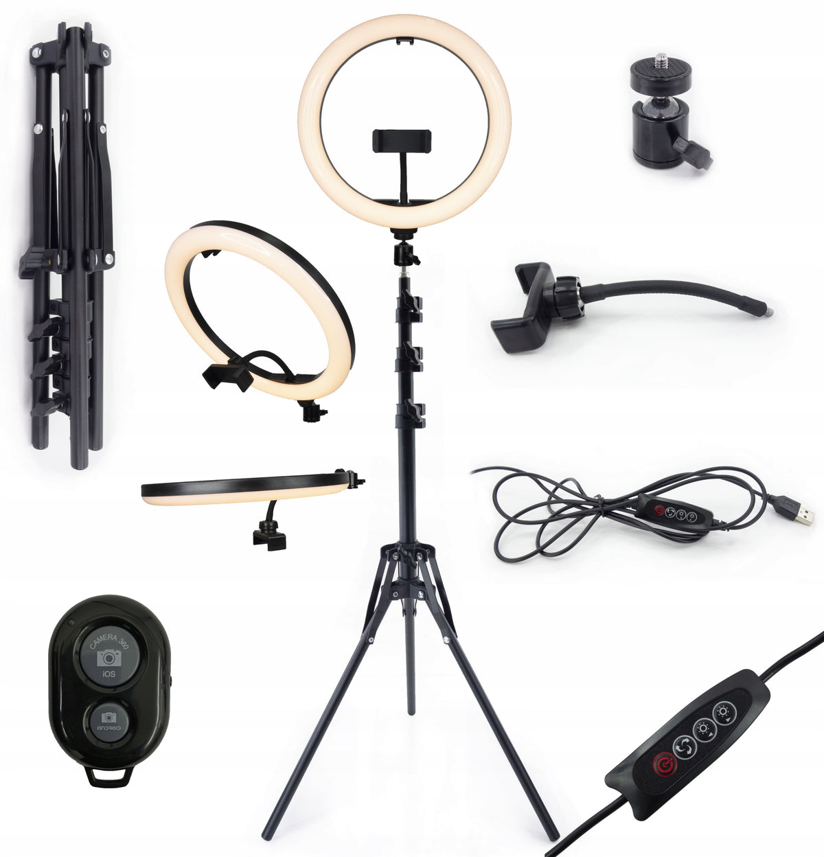 LED RING LAMP 30 CM 80W USB TIKTOK VIDEO