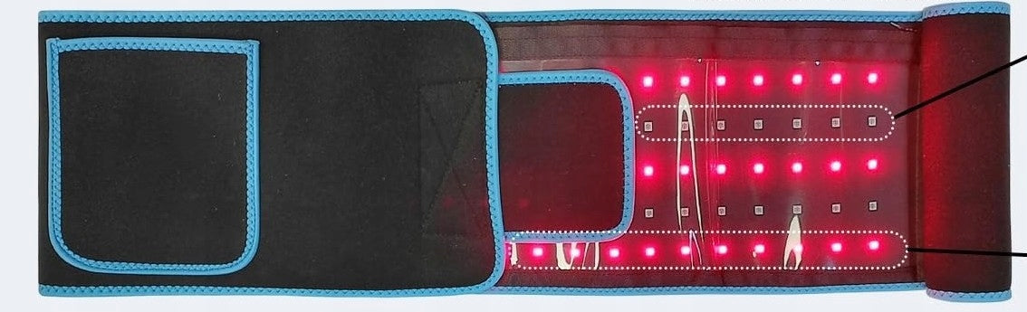 LED Red Light Therapy Belt 660nm 850nm Back Hand Leg Body Grey Packaging status original