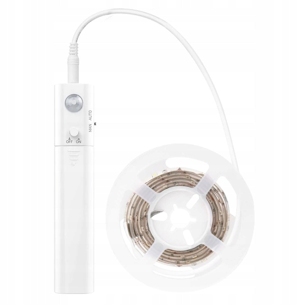 LED STRIP MOTION SENSOR BATTERY OPERATED + USB FOR FURNITURE CABINET UNDER BED 200cm 2m EAN (GTIN) 5900009417258