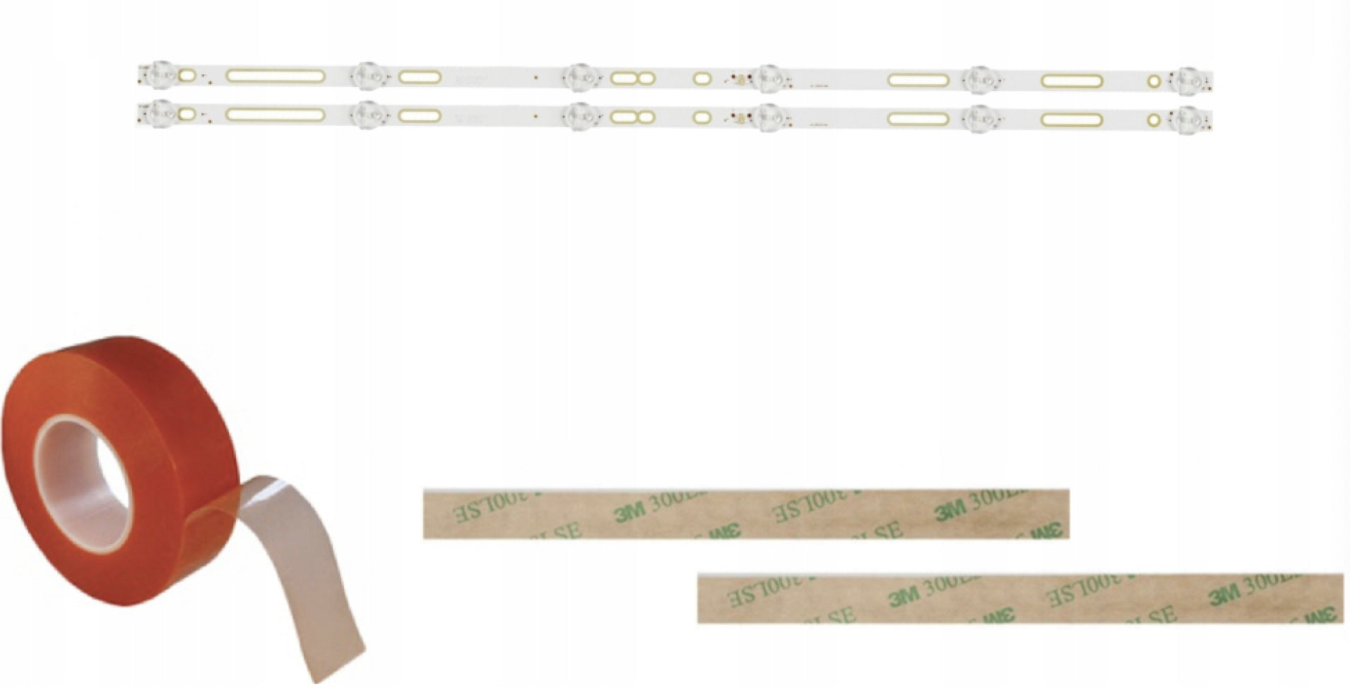 LED STRIPS BLAUPUNKT BN32H1032EEB DEXP H32D7100E ALUMINIUM SET