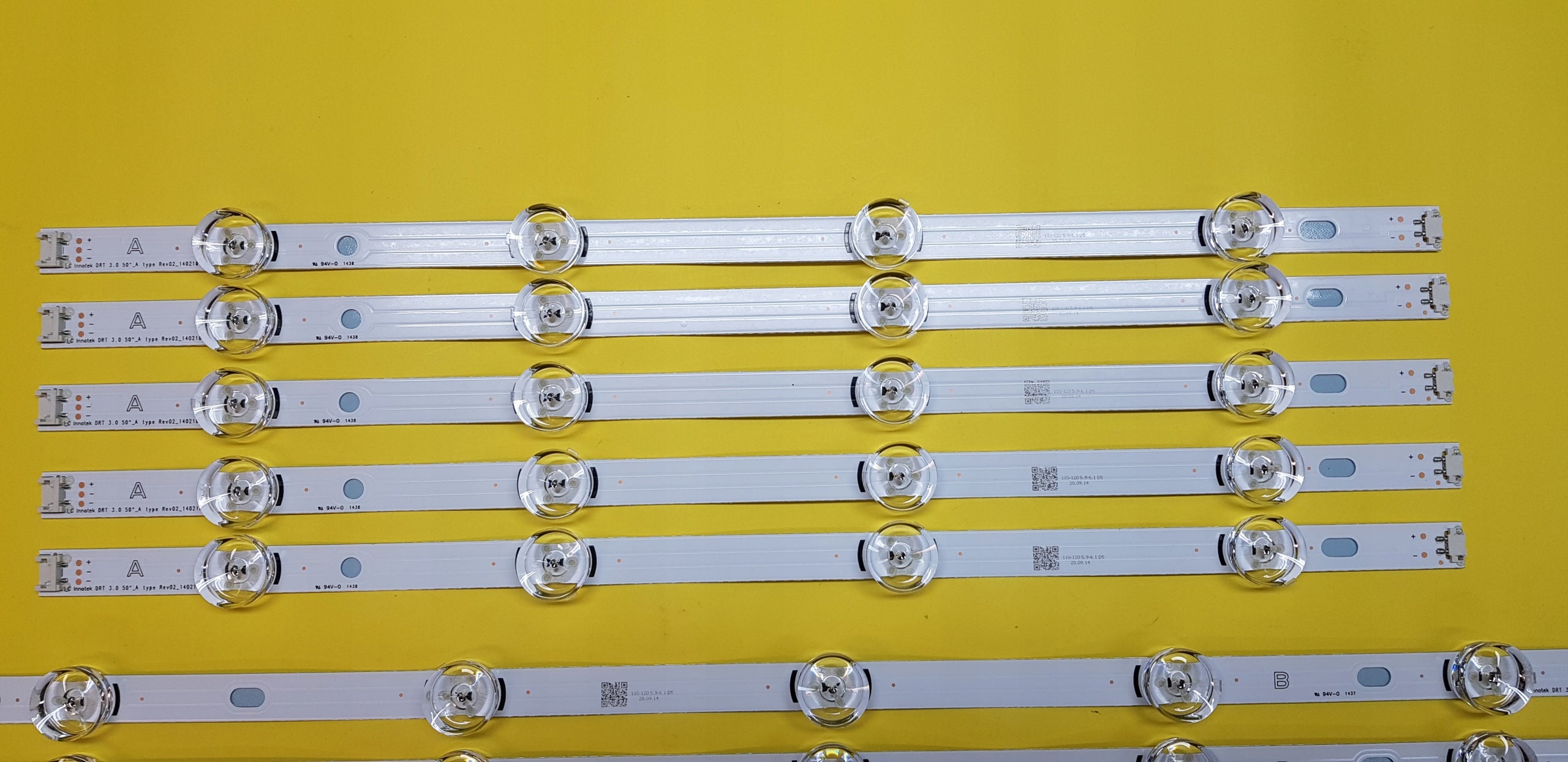 LED STRIPS LG 50LB 50LB5800 50LB650V 50LB651V 50LB5500 50LB5800 50LB6510 Manufacturer code DRT 3.0 50 A TYPE