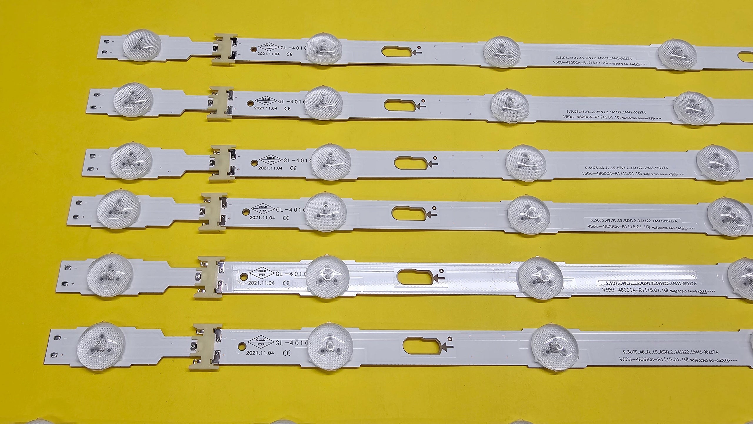 LED STRIPS SAMSUNG UE48JU6740 V5DU-480DCA-R1 V5DU-480DCB-R1 S_5U75_48_FL_L5 Manufacturer no brand