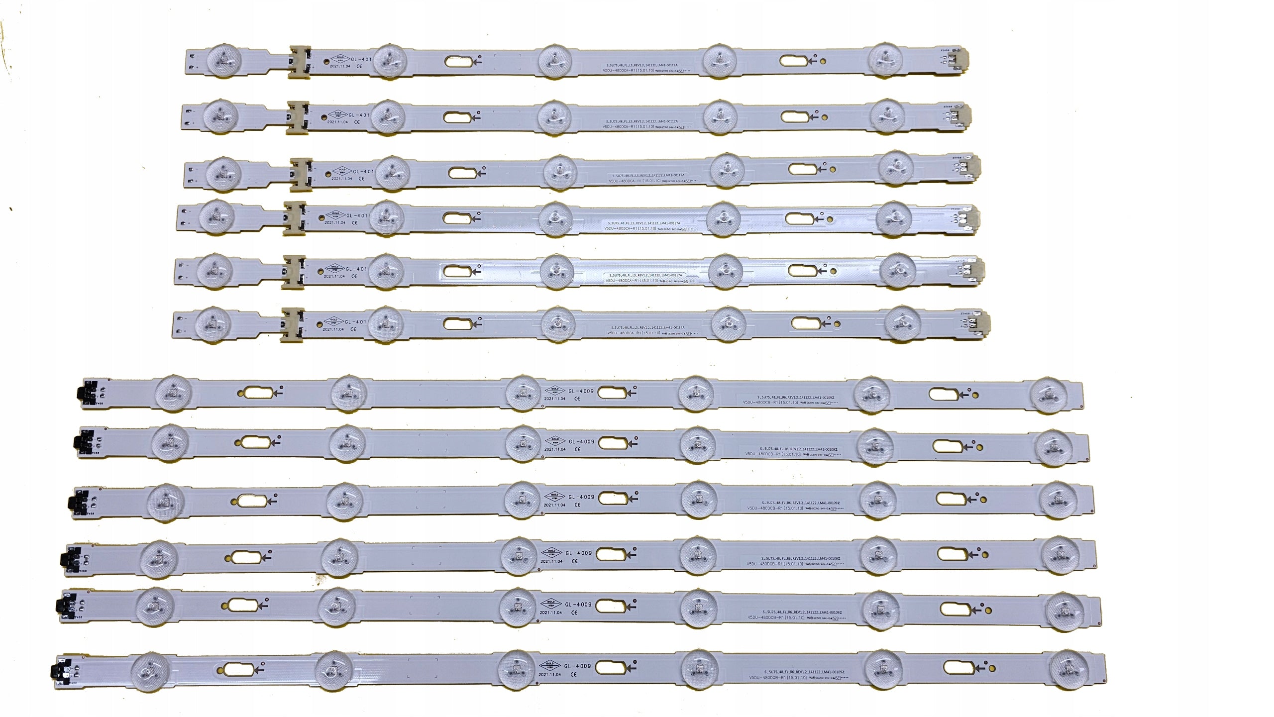 LED STRIPS SAMSUNG UE48JU6740 V5DU-480DCA-R1 V5DU-480DCB-R1 S_5U75_48_FL_L5