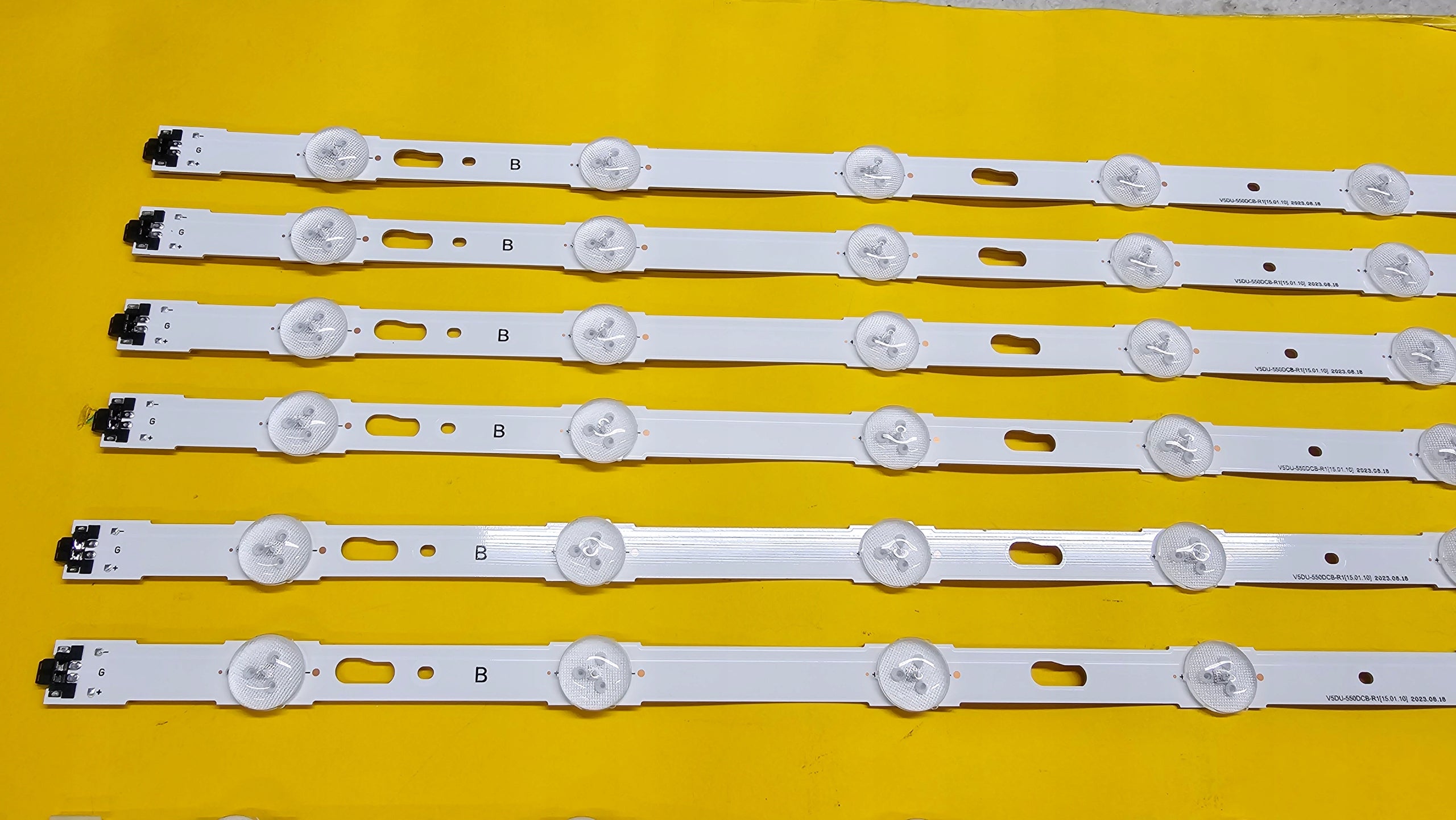 LED STRIPS UE55MU6100 UE55JU6410 UE55KU7350 UE55KU6179 UE55JU6430 UE55MU Manufacturer code S_5U75_55FL_L8_REV1.5