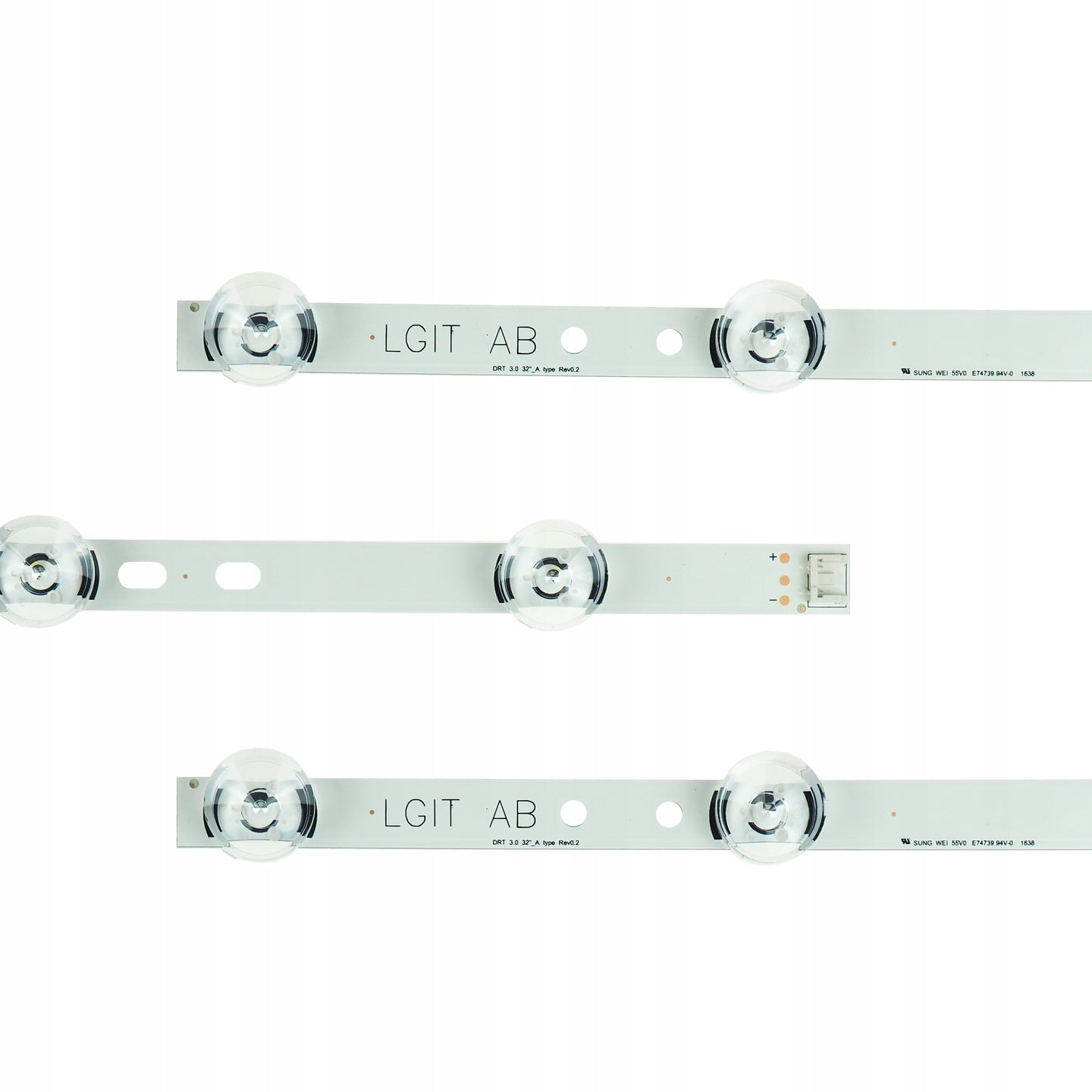 LED STRIPS backlight for TV DRT 3.0 TO LG 32LB5610 32LB561B 32LB + glue Manufacturer code DRT 3.0 32" 32LB 32LF