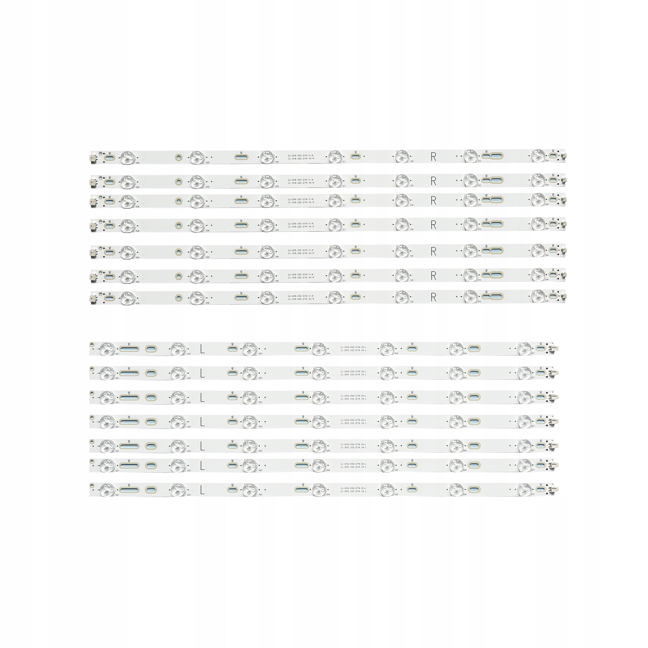 LED STRIPS for TV Philips 55PUS6561 55PUS6501 55PUS6581 55PFF5701 + glue Manufacturer no brand