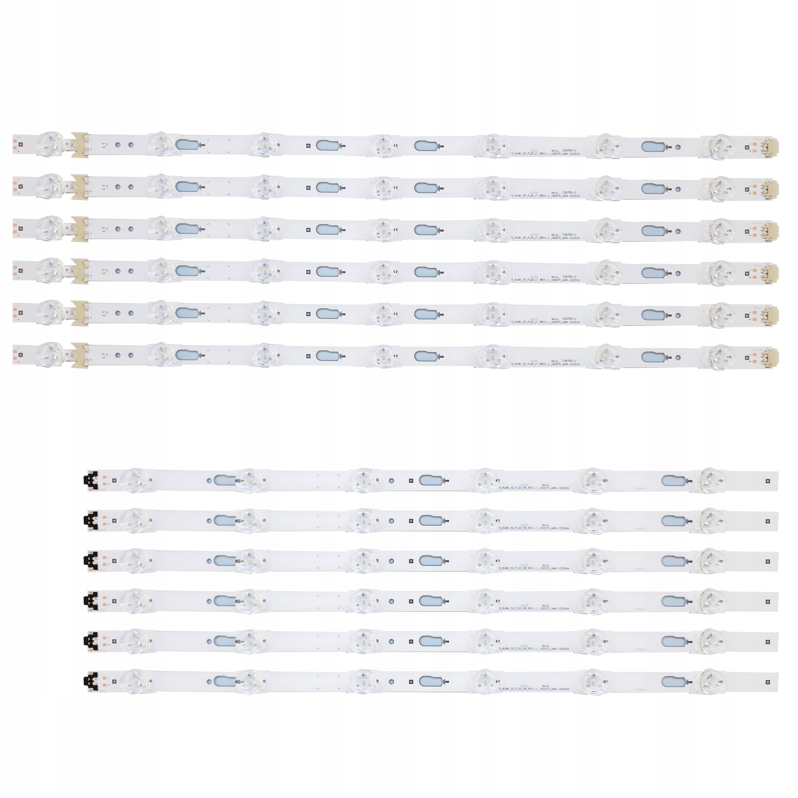 LED STRIPS for TV Samsung UE50KU6000 V6DU-500DCA LM41-00253A UN50KU6300 glue