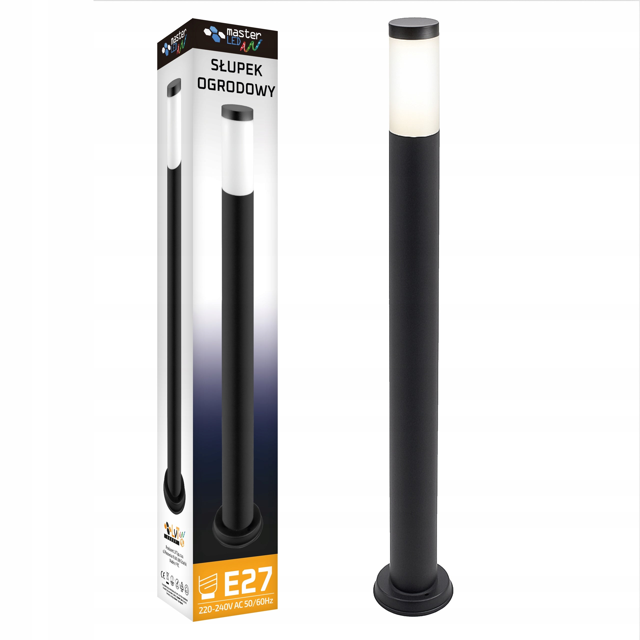 LED Standing Lamp Garden Post 80cm Outdoor E27 LED