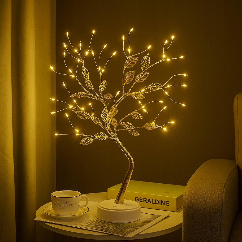 LED TREE BEAUTIFUL PREMIUM COZY GLOWING WHITE WARM CHRISTMAS 50cm Manufacturer code Drzewko LIŚCIASTE LED LAMPKA