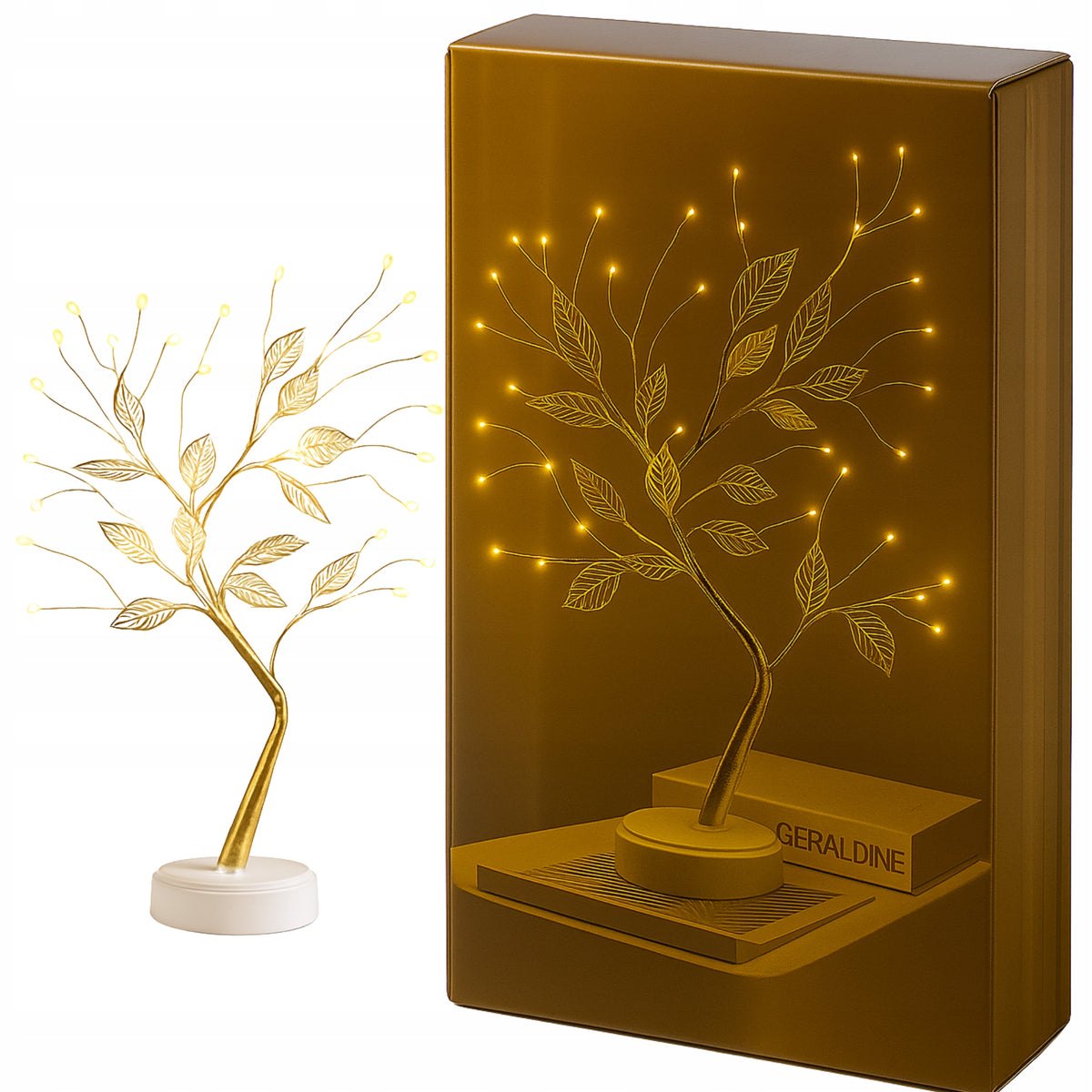 LED TREE BEAUTIFUL PREMIUM COZY GLOWING WHITE WARM CHRISTMAS 50cm