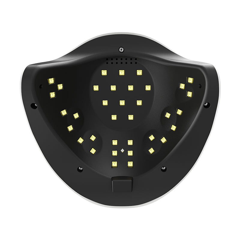LED UV LAMP FOR NAILS GELS HYBRID MANICURE PEDICURE 168W STRONG DUAL LED Brand GASHIO
