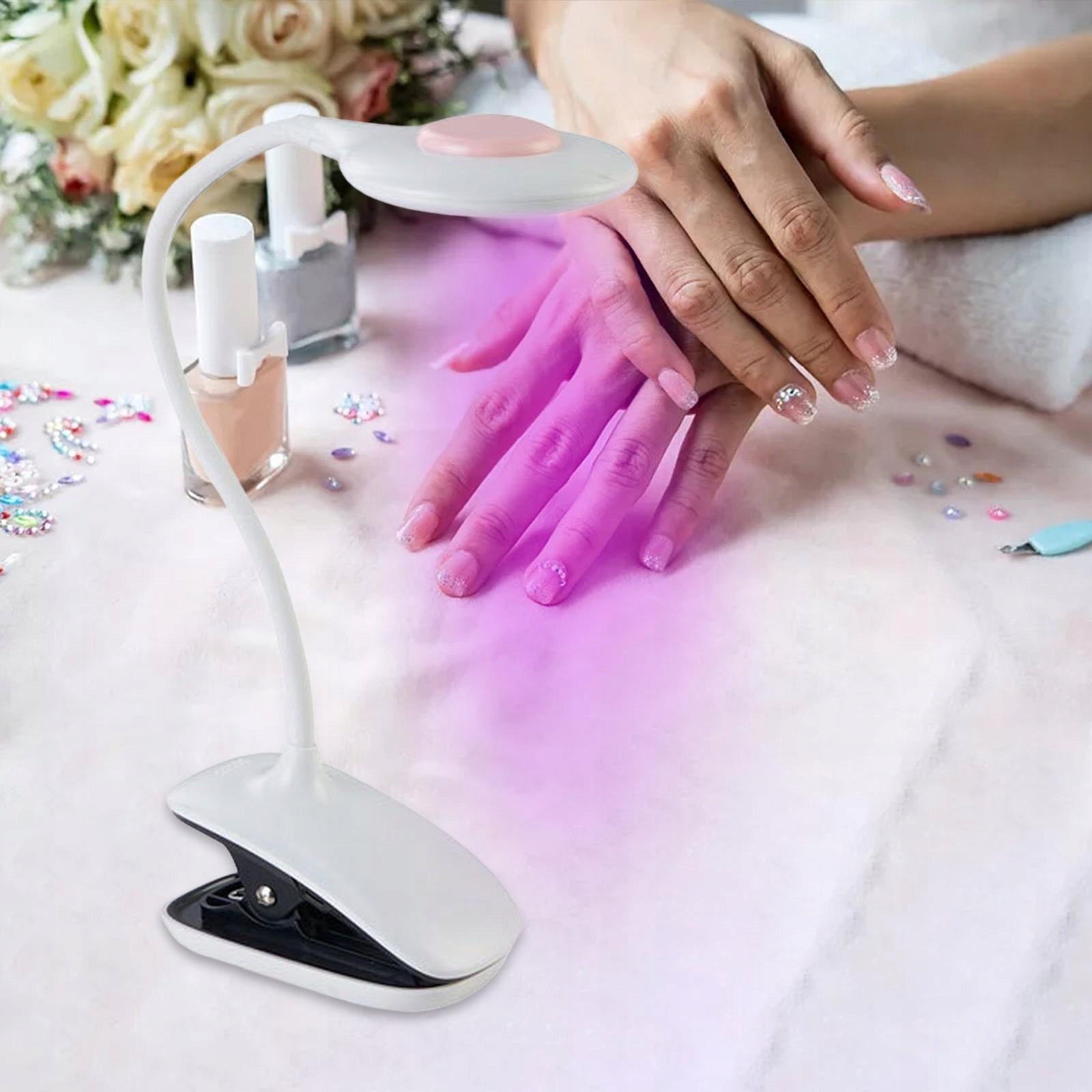 LED UV Nail Lamp with Gooseneck and Clamp Portable UV LED Light for Gel Medical device no