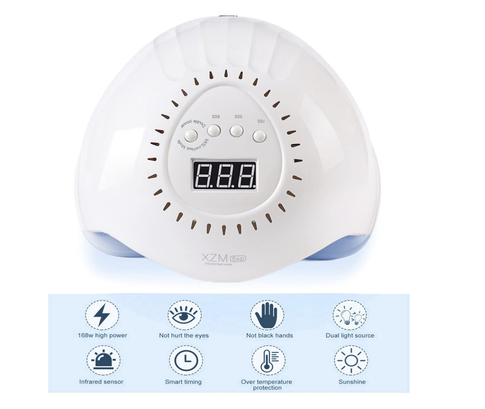 LED+UV lamp LKE 168 W 168 W white Nail lamp Manufacturer code 0717981725111