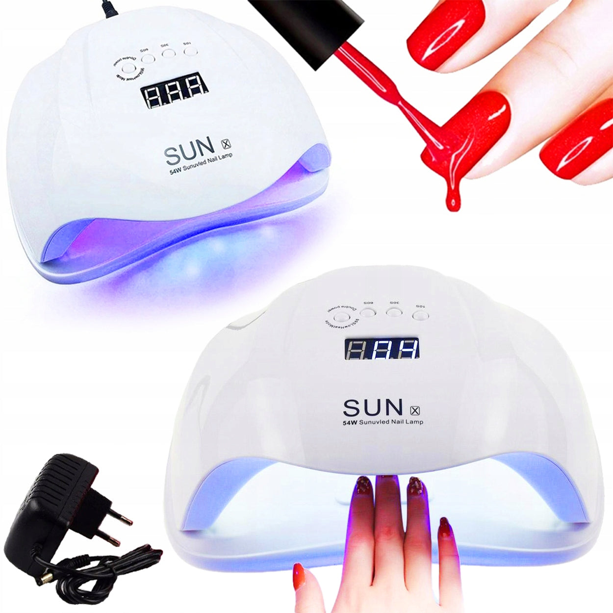 LED+UV lamp Verk Group MANICURE PEDICURE 18W white