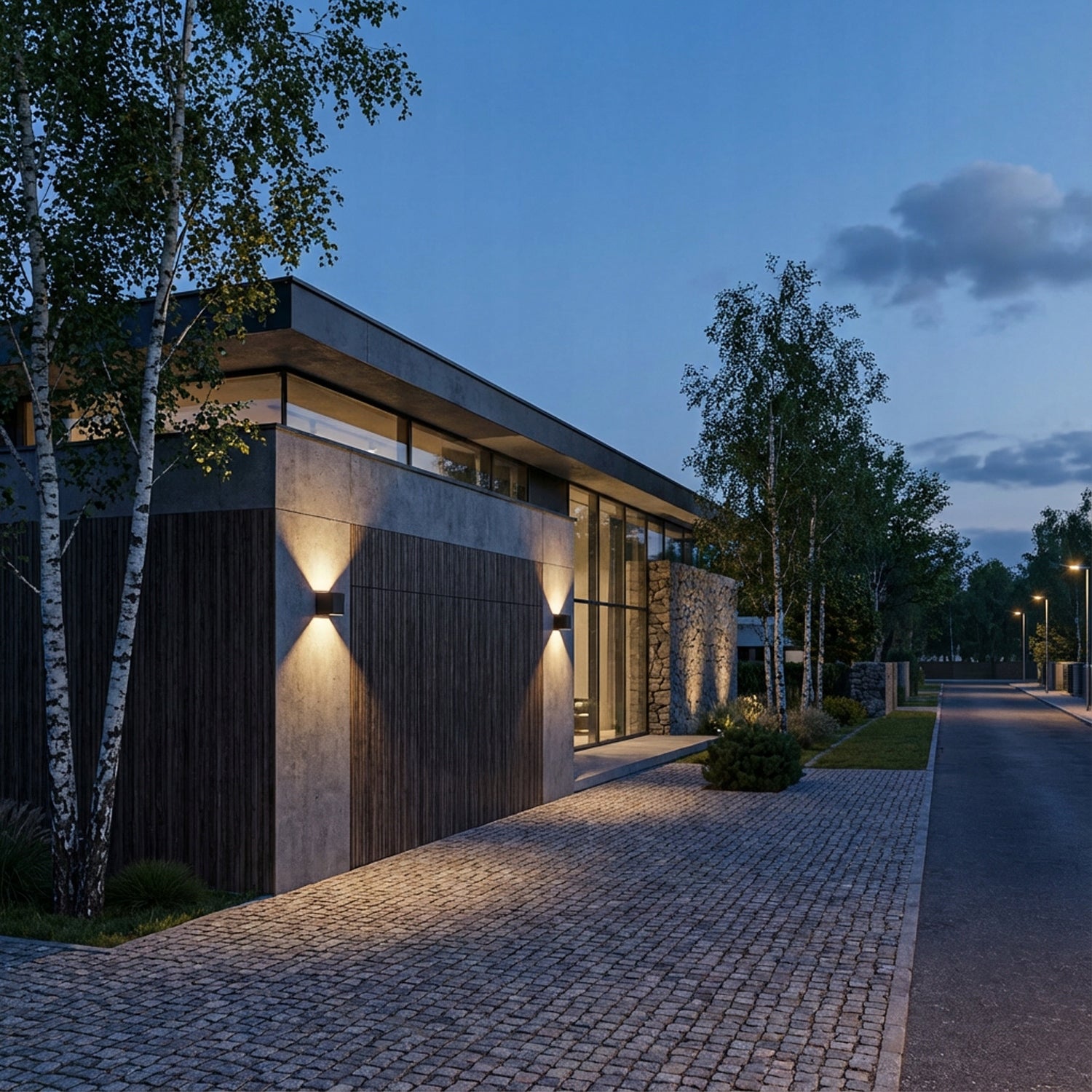 LED Wall Lamp Outdoor Garden Facade Lamp 12W IP65 Anthracite Light source power 12 W