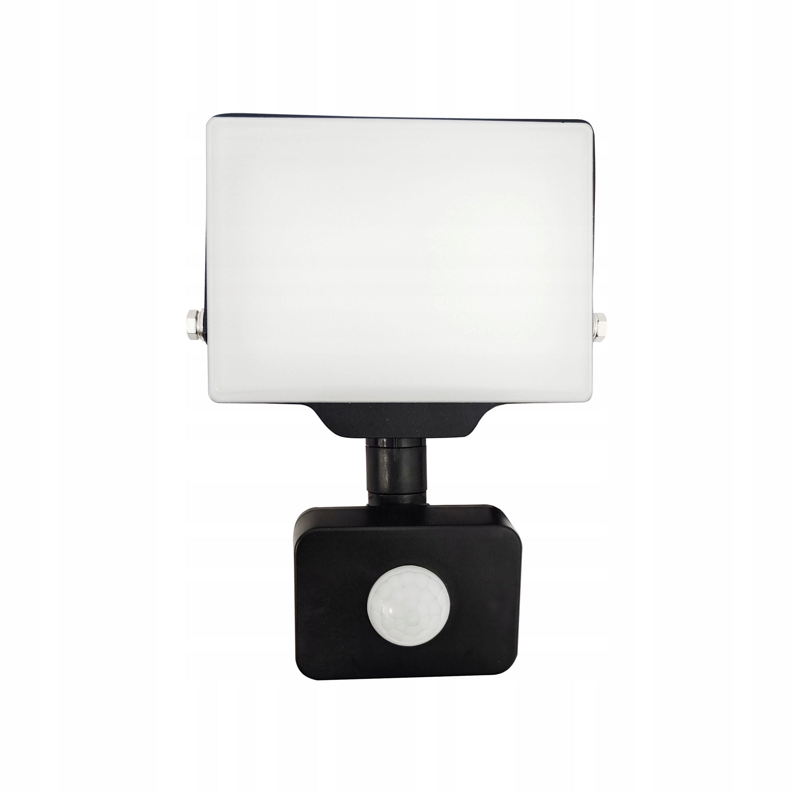 LED floodlight Adviti 20W black with motion sensor IP44 1600 lm 4000 K