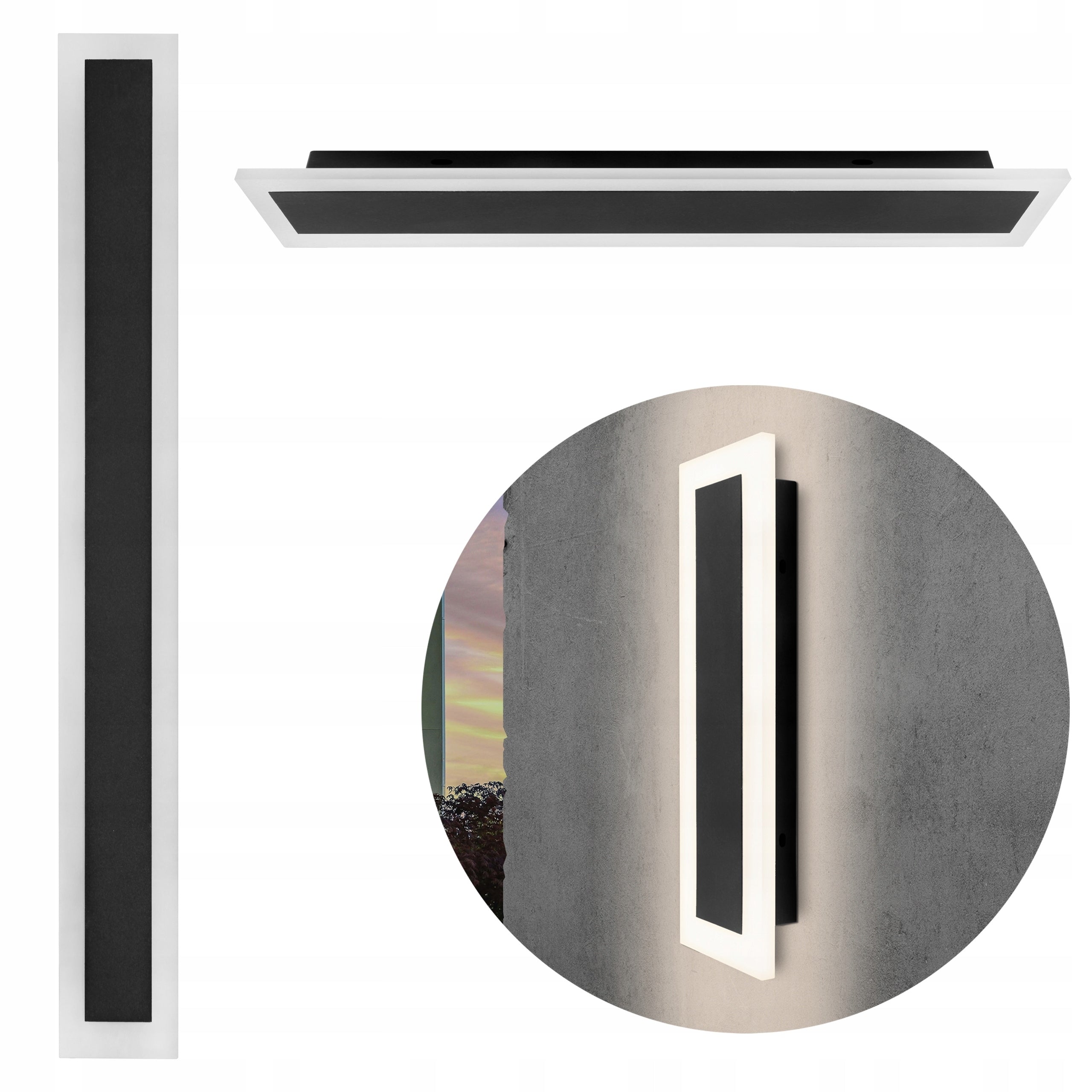 LED lamp 100cm garden wall sconce facade exterior acrylic