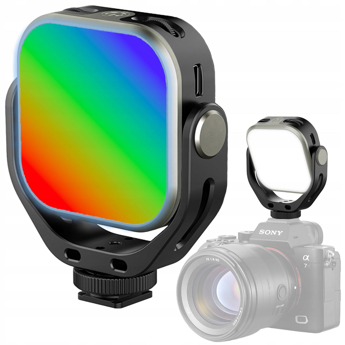 LED lamp ULANZI VL66 RGB for Smartphone Camera Video Vlog Live rotating