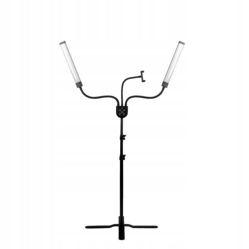 LED lamp for eyelashes and makeup Pollux IV type msp-mj-02 black with remote control Color black