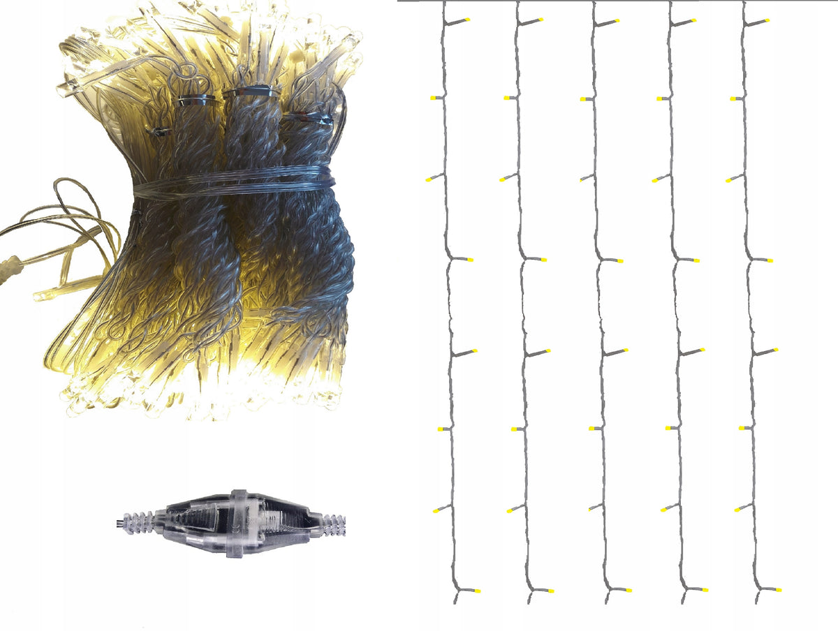 LED light curtain 1.5x2.5 warm white, unusual Brand EVE