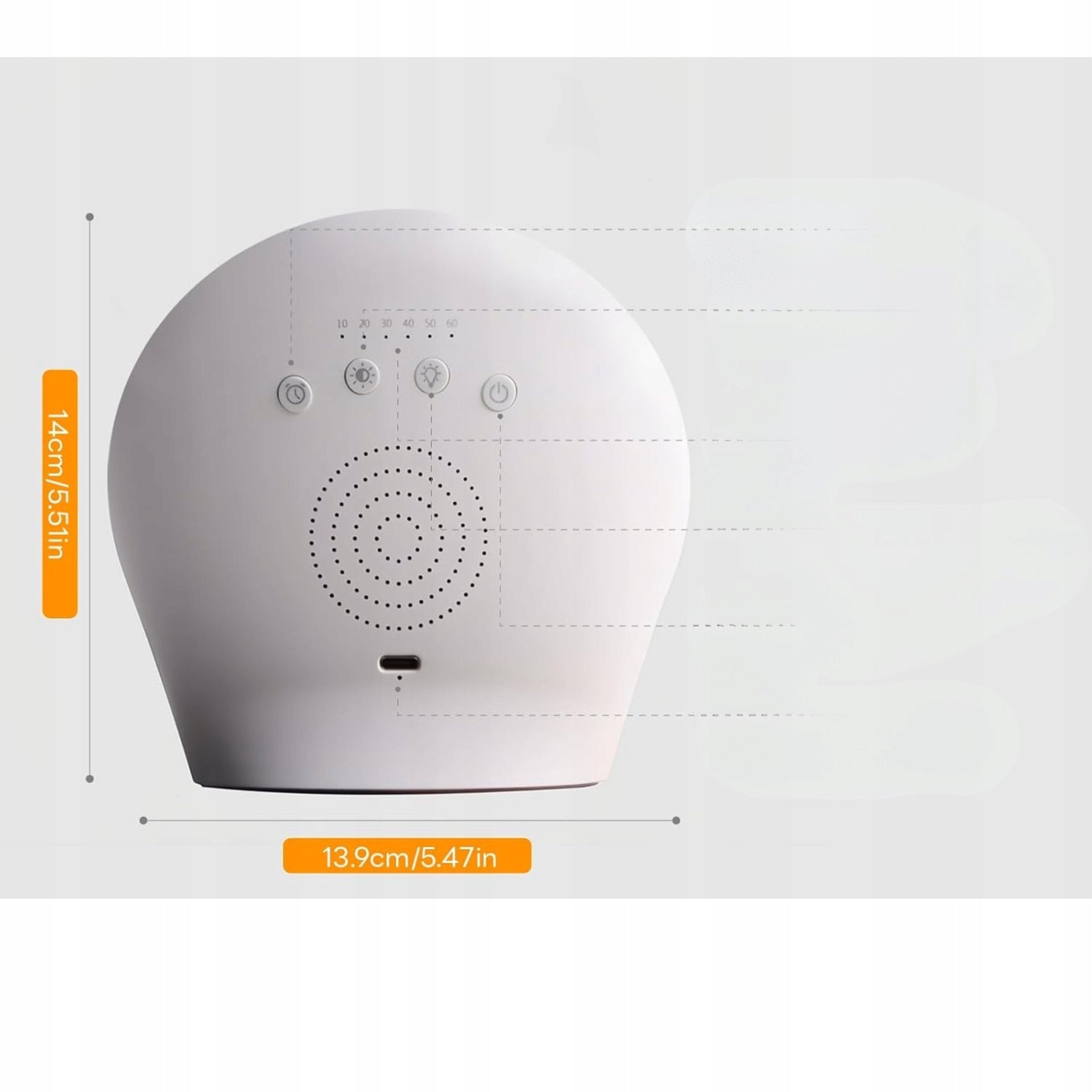 LED light therapy lamp 10000 Lux 3 colors 5 levels anti-depressant Medical device no
