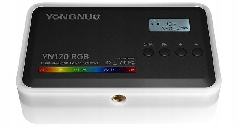 LED panel Yongnuo YN120 RGB 2500-9900K Manufacturer code YN120 RGB