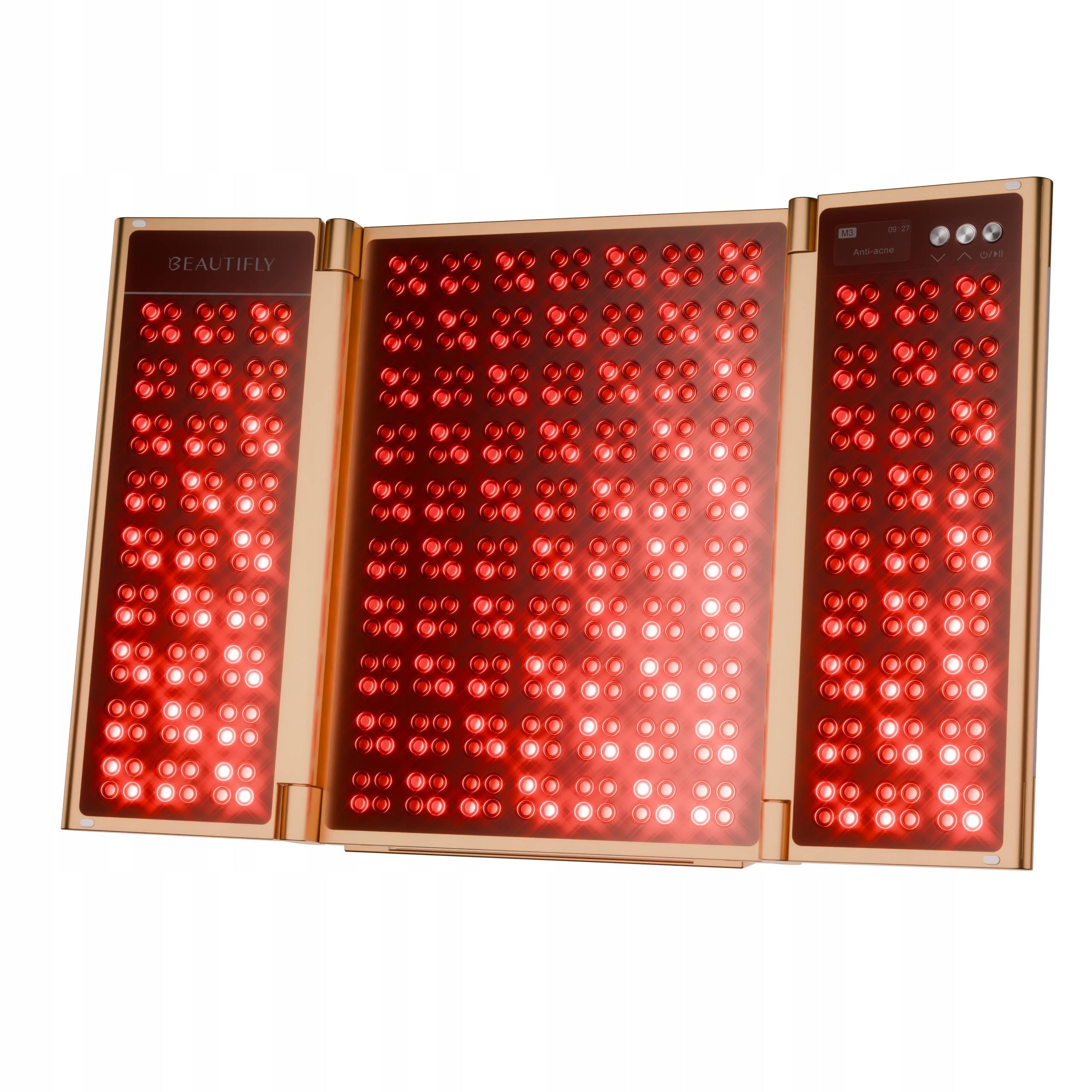 LED panel for Face and Body Phototherapy Beautifly BeautiLight Duo Golden Packaging status original