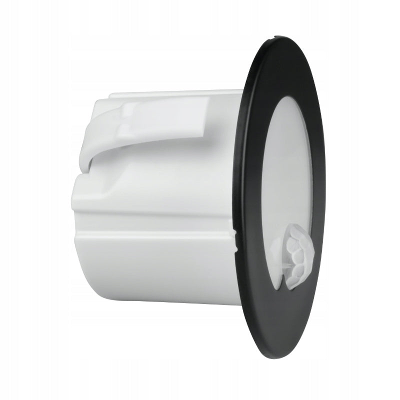 LED staircase with motion sensor, round, black matt Color black