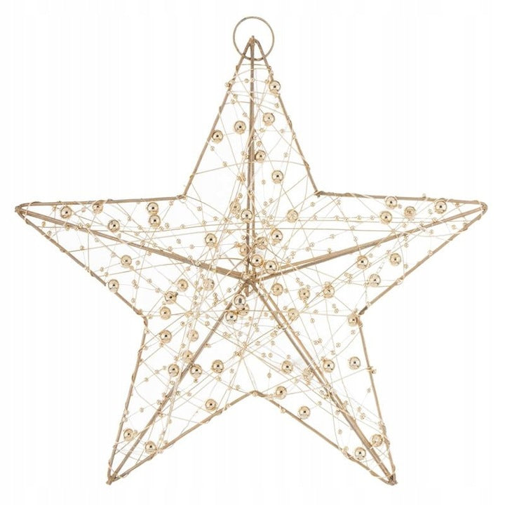 LED star 25 cm battery operated | glowing Christmas decoration for interiors