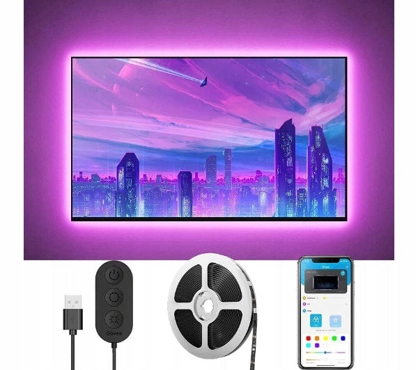 LED strip Govee Bluetooth Brightness adjustment for TV 46-60''