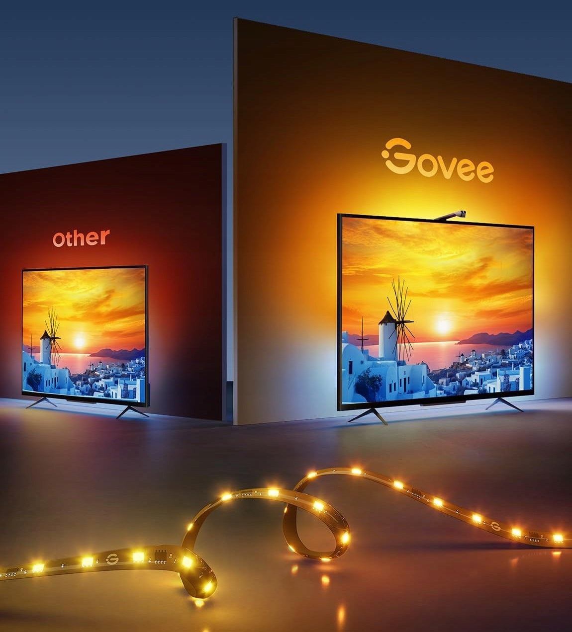 LED strip Govee TV Backlight 3 Lite backlight for TV 32inch H6690 Manufacturer code 0691043706426