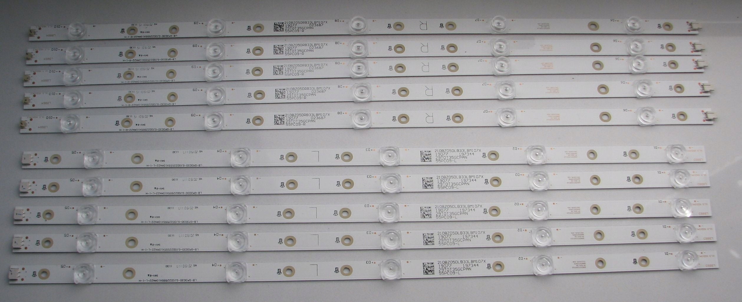 LED strips 55PUS6754 55PUS6804 55PUS7504 55PUS7334 55PUS7394 55PUS6704 Manufacturer Philips
