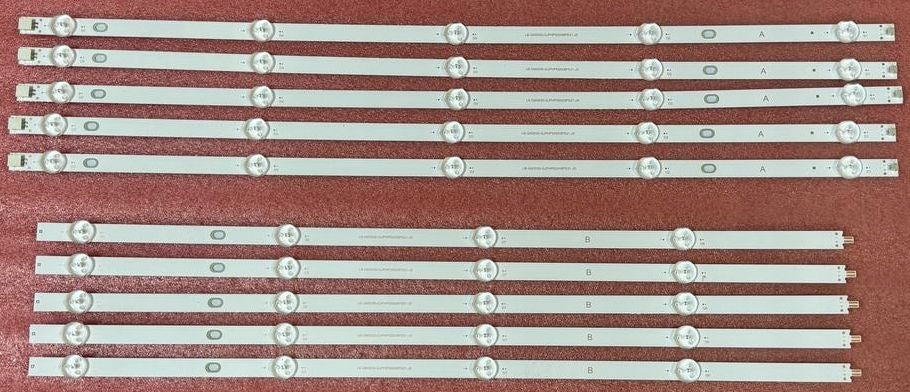 LED strips LB-GM3030-GJPHP555X9PS31-JS 55PUS7506 55PUS7556 55PUS7406 9 LED Manufacturer code LB-GM3030-GJPHP555X9PS31-JS