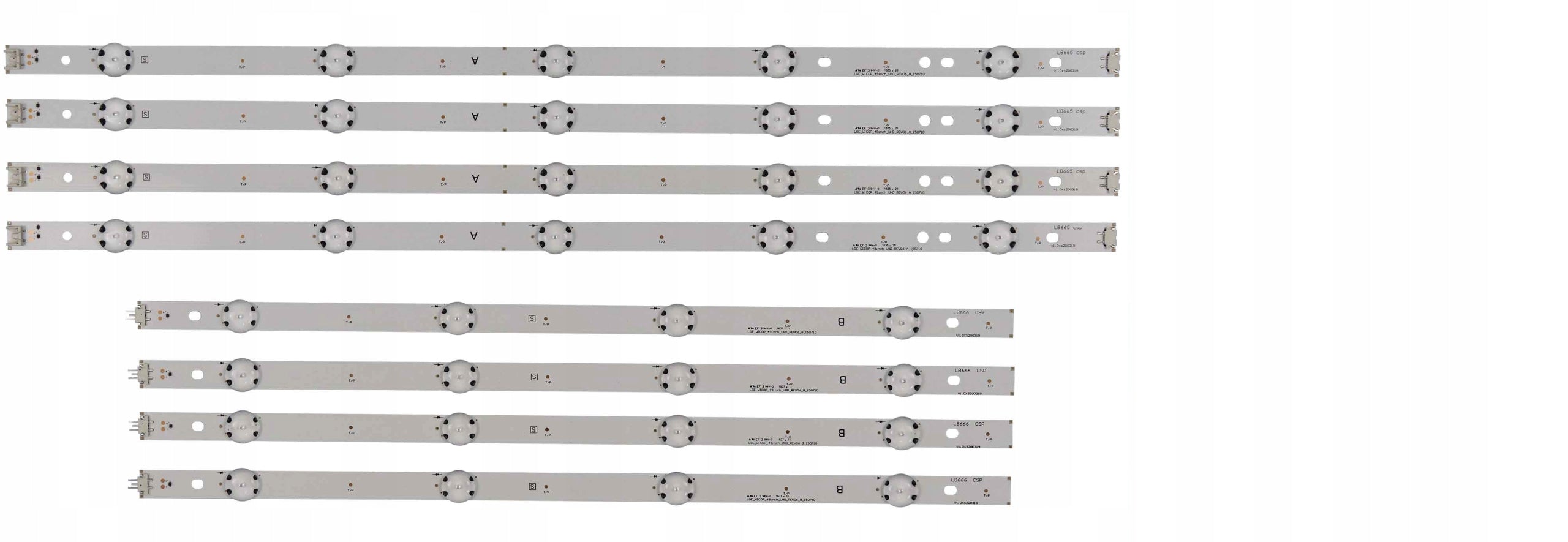 LED strips LG 49UF640V