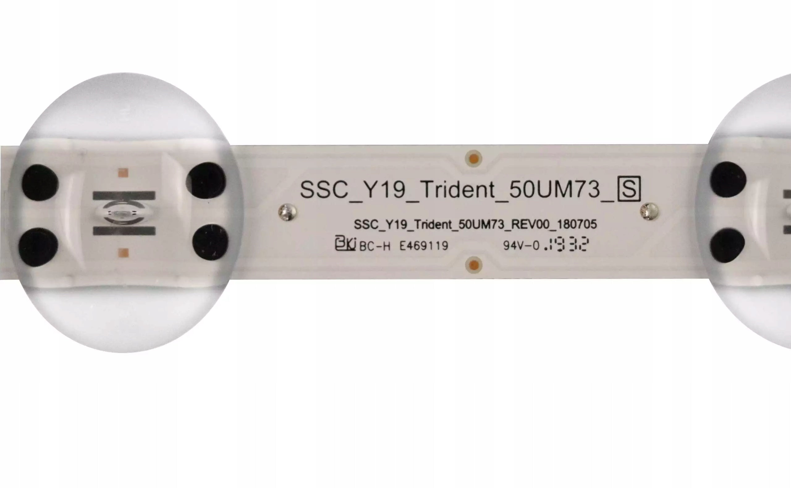 LED strips LG 50UM7500 50UM7510 50UM7450 50UM7600 50UM7360 50UM7400 oryg Manufacturer code SSC_Y19_TRIDENT_50UM73