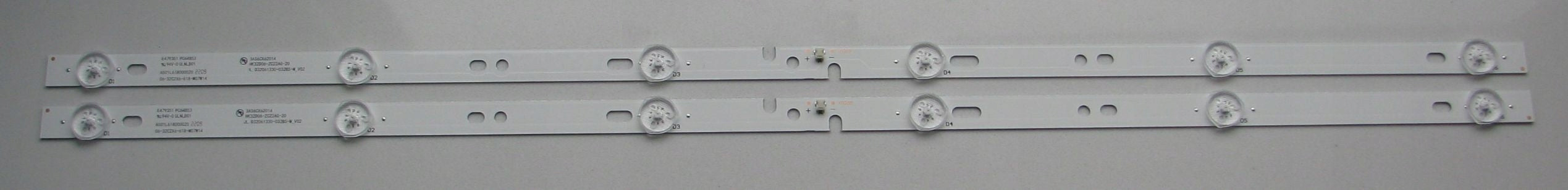 LED strips Manta 06-32C2X6-618-M07W14 32LHA48L LED93206 32LHN48L LED320M9T Manufacturer code 32LHA48