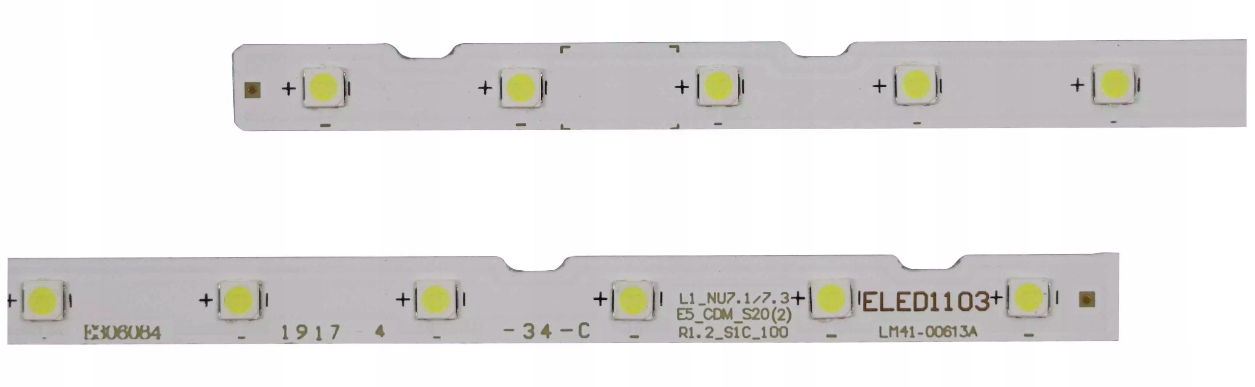 LED strips UE55NU7179 UE55NU7172 UE55NU7091 Manufacturer code UE55NU