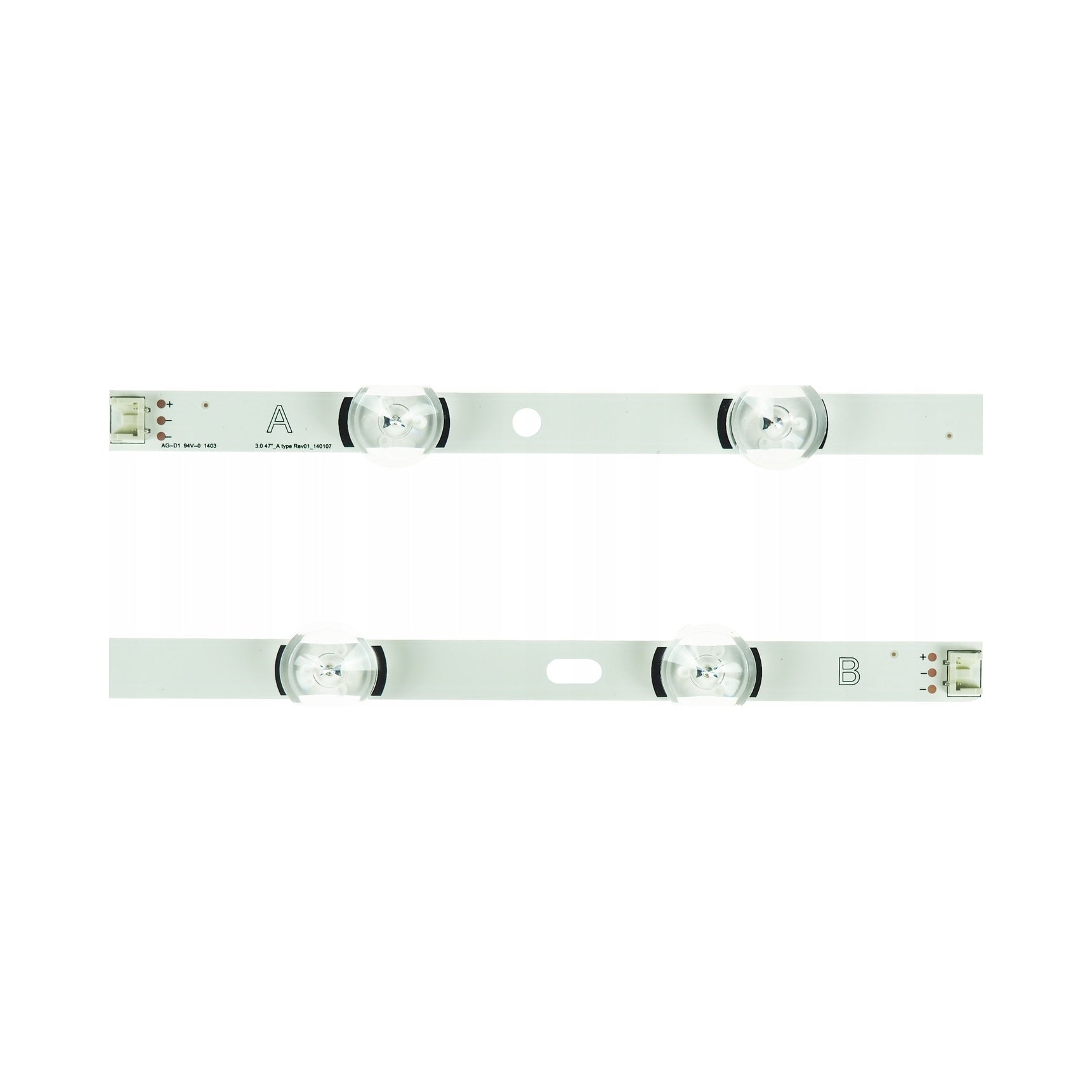 LED strips backlight for TV LG 47LB561 47LB650V 47LB5700 47LB + glue Manufacturer code DRT 3.0 47" 4A+4B