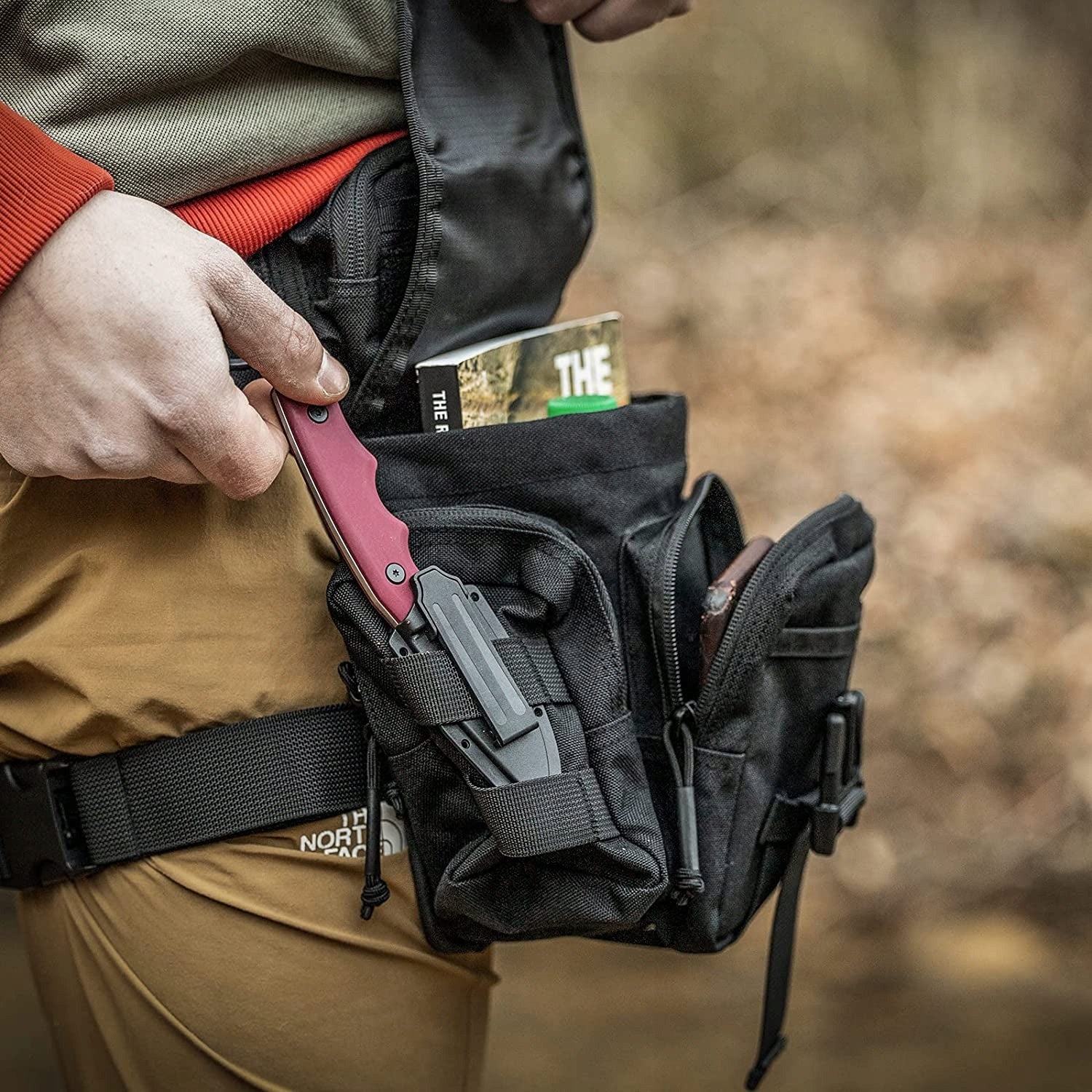 LEG SACHET BUM BAG TACTICAL MILITARY THIGH BAG FOR BELT SURVIVAL Brand Foresta